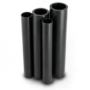 أنابيب HDPE PE 80 ضغط 4 بار قطر 450 مم سمك 11 مم لون أسود
