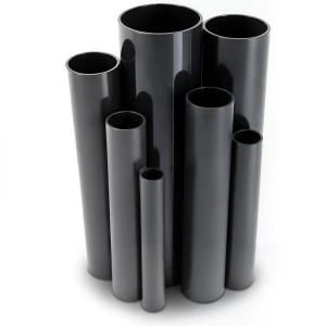 مواسير UPVC ضغط 6 بار قطر خارجي 90 مم سمك 2.7 مم لون اسود