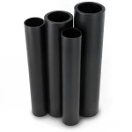 أنابيب HDPE PE 80 ضغط 4 بار قطر 560 مم سمك 13.7 مم لون أسود