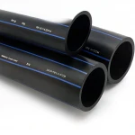 أنابيب HDPE السعودي  PE 100 ضغط 16 بار قطر خارجي 630 مم سمك 57.2 مم لون اسود