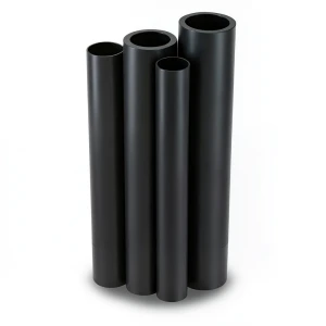 أنابيب HDPE الراجحي PE 80 ضغط 4 بار قطر 800 مم سمك 19.6 مم أسود