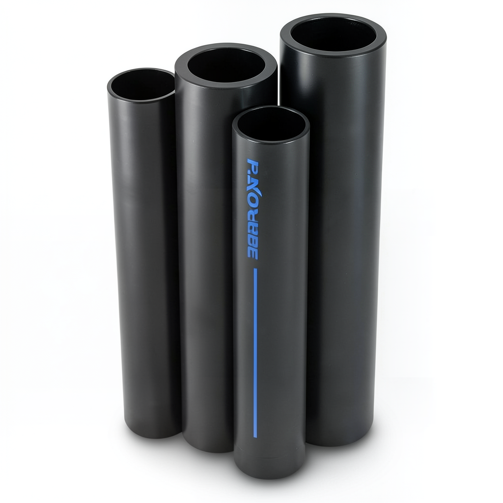 HDPE Pipes PE 80 Pressure 6 Bar Outside Diameter 315 mm Thickness 14.4 mm Black | NEPROPLAST