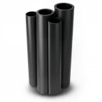 Al-Rajhi Company HDPE Pipe PE 80 Pressure 16 Bar Outside Diameter 280 mm Thickness 31.3 mm Black Color