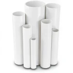 UPVC Pipes Nominal Pressure 10 Bar Outside Diameter 90 mm Thickness 4.3 mm White
