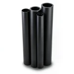 أنابيب HDPE PE 80 ضغط 4 بار قطر 1000 مم سمك 24.5 مم لون أسود