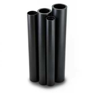 HDPE Pipes PE 80 4 Bar Pressure 1000 mm Diameter 24.5 mm Thickness Black