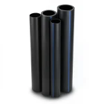HDPE Pipes PE 80 Pressure 6 Bar Outside Diameter 400 mm Thickness 18.2 mm Black | NEPROPLAST