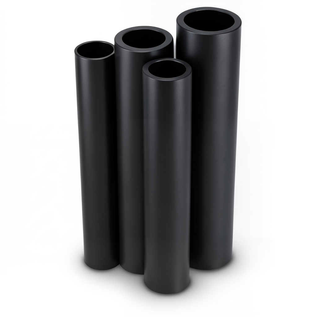 Al-Rajhi HDPE Pipes PE 80 Pressure 4 Bar Diameter 1200 mm Thickness 29.4 mm Black