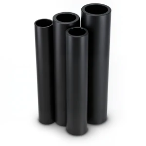 أنابيب HDPE الراجحي PE 80 ضغط 4 بار قطر 1200 مم سمك 29.4 مم أسود