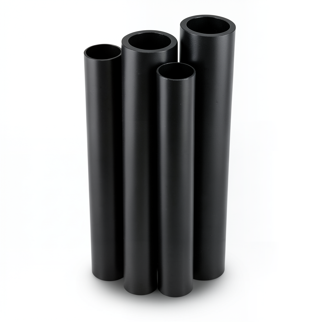 أنابيب HDPE الراجحي PE 80 ضغط 4 بار قطر 1400 مم سمك 34.4 مم أسود