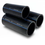 مواسير HDPE من انظمة الأنابيب السعودى PE 100 ضغط 1 بار قطر خارجي 560 مم سمك 50.8 مم لون اسود
