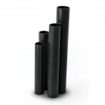 أنابيب HDPE الجودة  ضغط 20 بار قطر خارجي 40 مم سمك 6.7 مم لون اسود