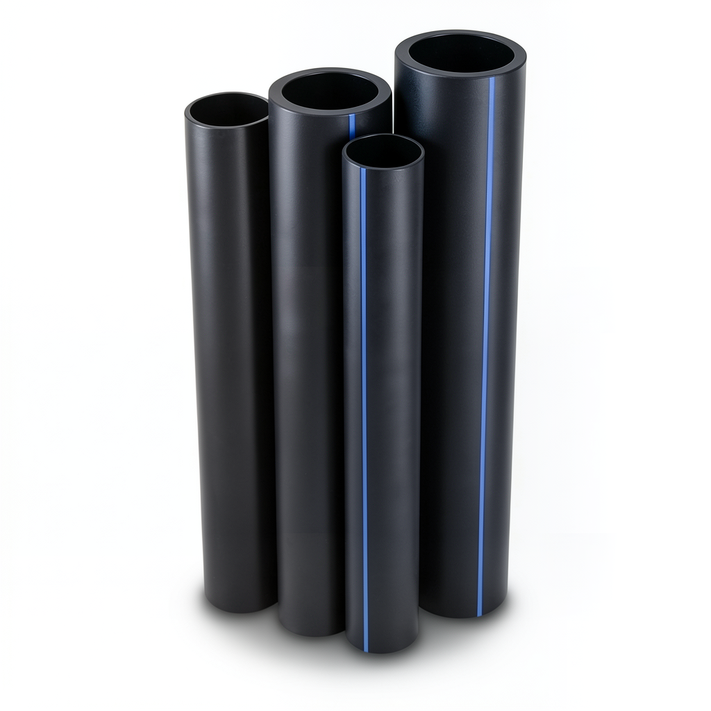HDPE Pipes PE 80 Pressure 6 Bar Outside Diameter 500 mm Thickness 22.8 mm Black | NEPROPLAST