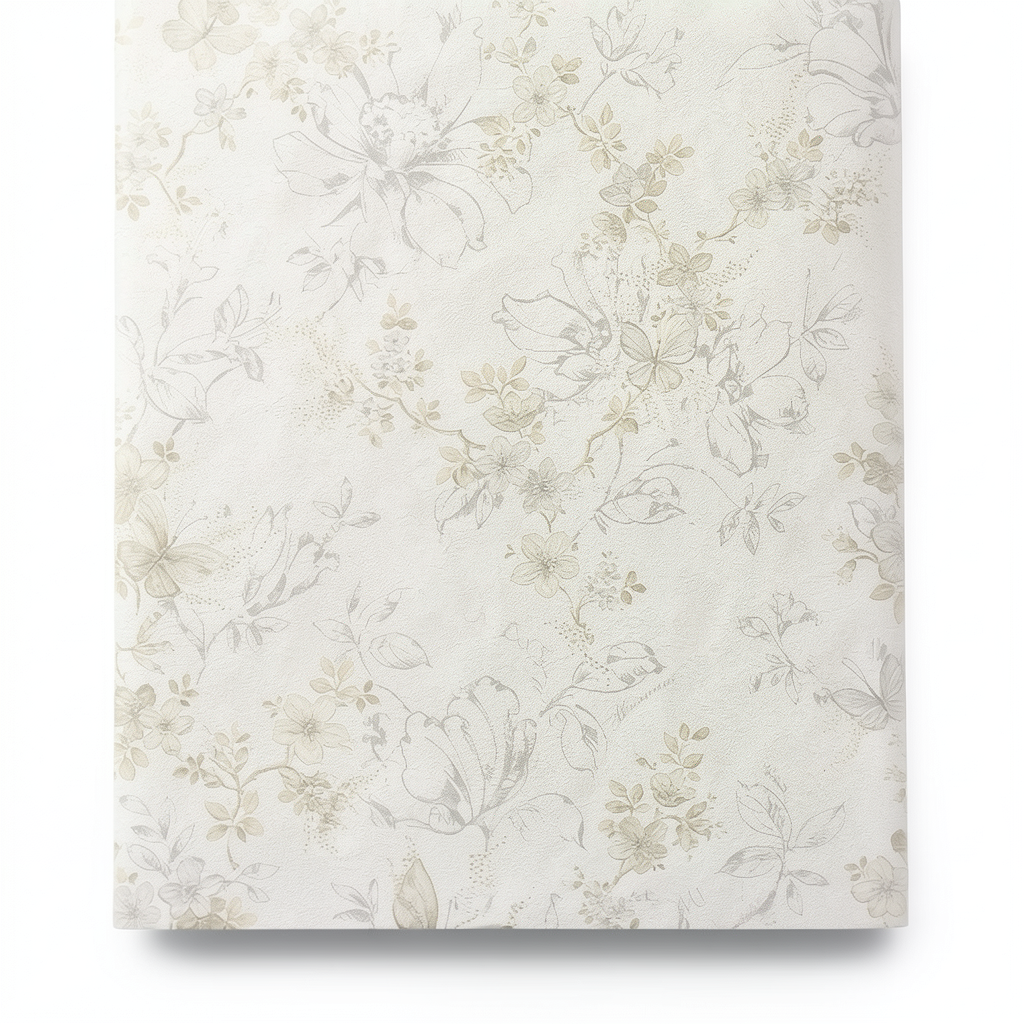 Italian Wallpaper 10m x 1.06m Light Beige, Model BM29028