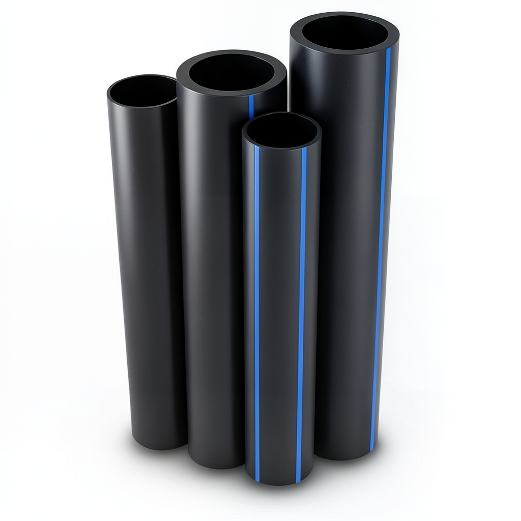 مواسير HDPE PE 80 ضغط 6 بار قطر خارجي 560 مم سمك 25.5 مم لون اسود | نيبروبلاست