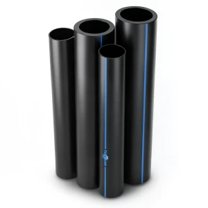 مواسير HDPE PE 80 ضغط 6 بار قطر خارجي 630 مم سمك 28.7 مم لون اسود | نيبروبلاست