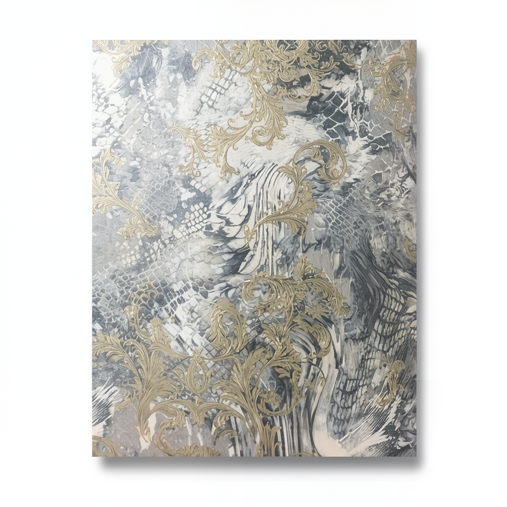 Italian Wallpaper Multi Colors, Pattern Design, Size 10mx0.70m, Model 14074