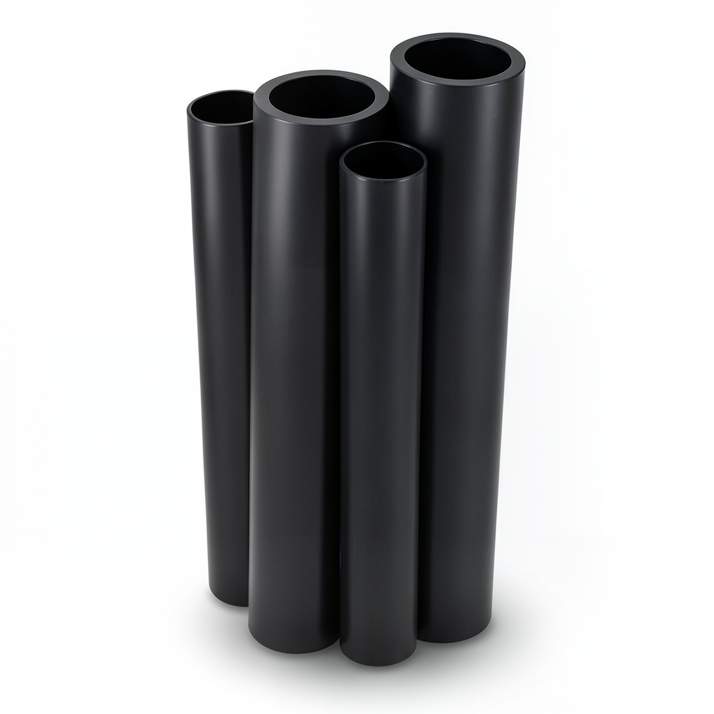 مواسير HDPE الراجحي PE 80 ضغط 4 بار قطر 140 مم سمك 3.5 مم لون أسود