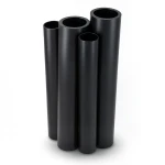 مواسير HDPE الراجحي PE 80 ضغط 4 بار قطر 140 مم سمك 3.5 مم لون أسود