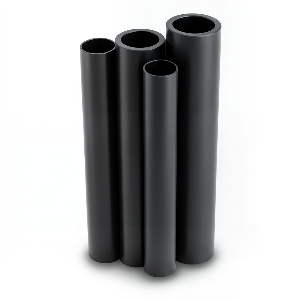 Al-Rajhi HDPE Pipes PE 80 Pressure 4 Bar Diameter 180 mm Thickness 4.4 mm Black
