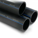 أنابيب HDPE السعودي  PE 100 ضغط 10 بار قطر خارجي 630 مم سمك 37.4 مم لون اسود