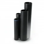 أنابيب HDPE الجودة  ضغط 20 بار قطر خارجي 140 مم سمك 23.3 مم لون اسود
