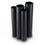 مواسير HDPE PE 80 ضغط 4 بار قطر خارجي 250 مم سمك 6.2 مم لون أسود