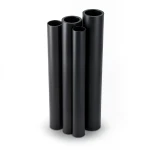 مواسير HDPE PE 80 ضغط 4 بار قطر 400 مم سمك 9.8 مم أسود