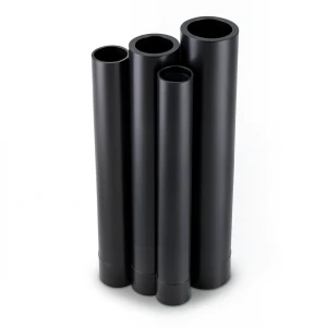 Al-Rajhi HDPE Pipes PE 80 Pressure 4 Bar Diameter 500 mm Thickness 12.3 mm Black
