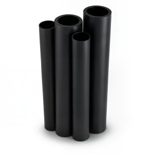 أنابيب HDPE PE 80 ضغط 4 بار قطر 560 مم سمك 13.7 مم لون أسود