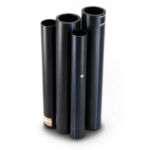 مواسير HDPE PE 80 ضغط 6 بار قطر خارجي 355 مم سمك 16.2 مم لون اسود | نيبروبلاست