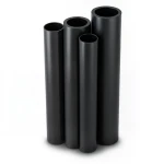 أنابيب HDPE PE 80 ضغط 4 بار قطر 1000 مم سمك 24.5 مم لون أسود