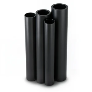 HDPE Pipes PE 80 4 Bar Pressure 1000 mm Diameter 24.5 mm Thickness Black