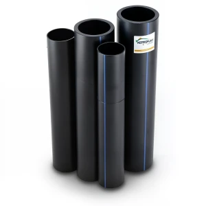 Neproplast HDPE Pipes PE 80 Pressure 6 Bar Outside Diameter 450 mm Thickness 20.5 mm Black | NEPROPLAST