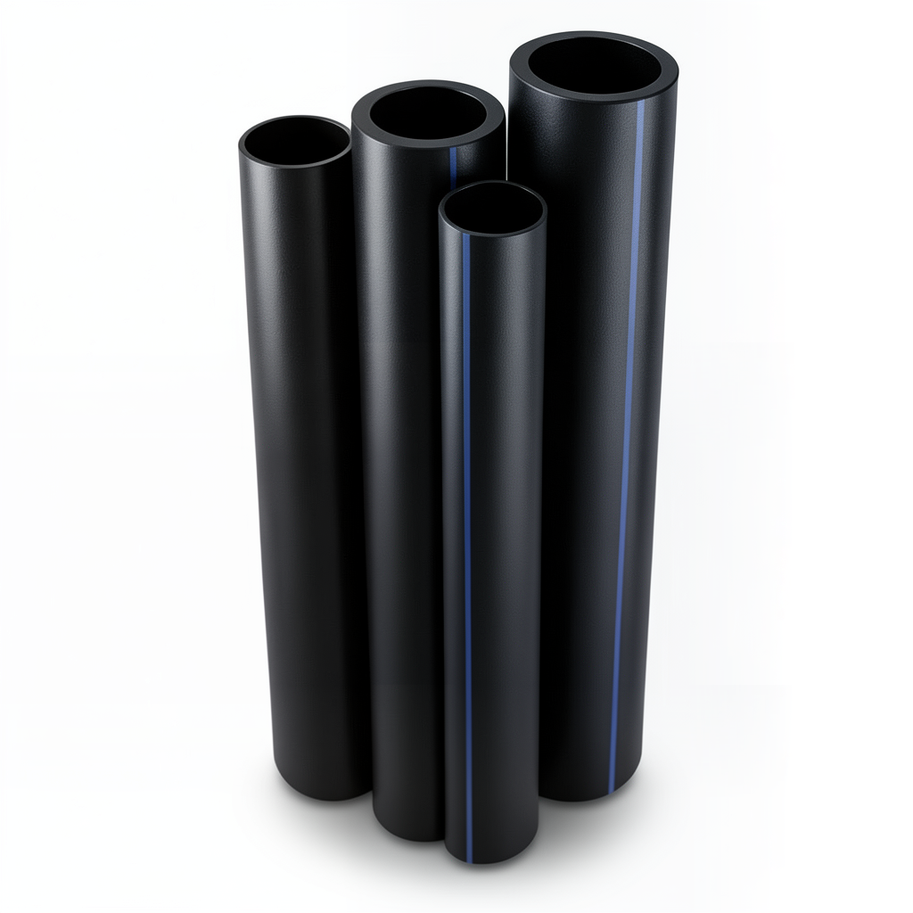 أنابيب HDPE الراجحي PE 80 ضغط 4 بار قطر 1400 مم سمك 34.4 مم أسود