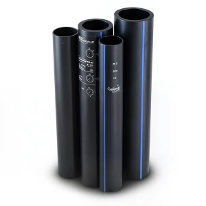 HDPE Pipes PE 80 Pressure 6 Bar Outside Diameter 500 mm Thickness 22.8 mm Black | NEPROPLAST
