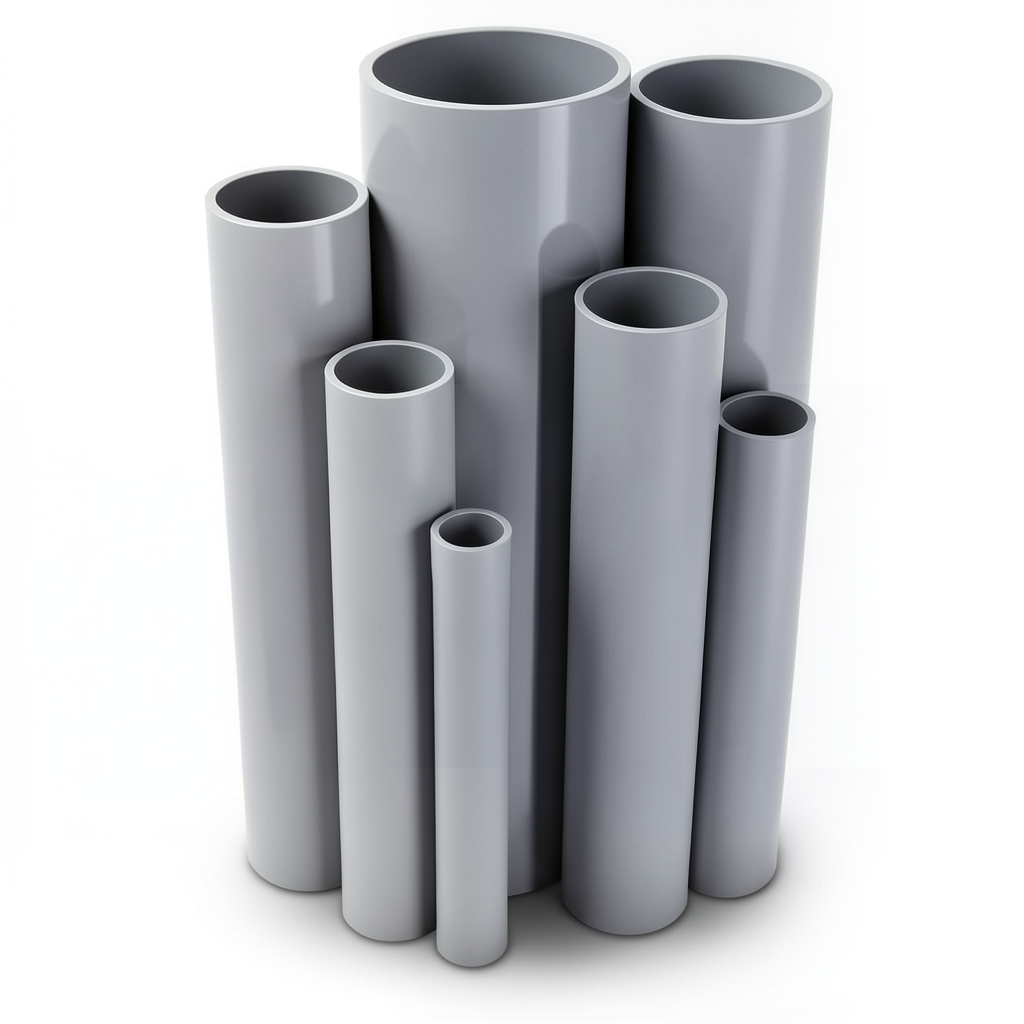 UPVC Pipes 1¼ Inch Thickness 1.78 mm Gray Color