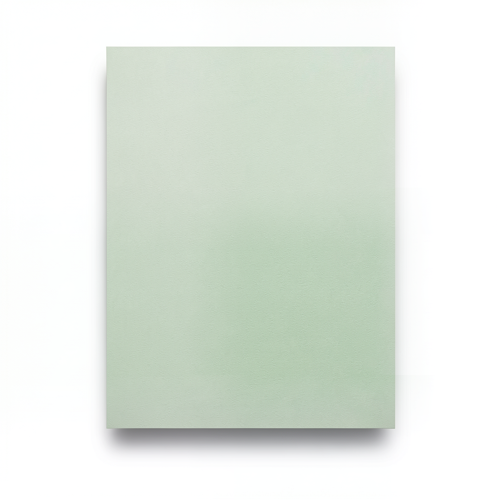 German Plain Wall Covering 10 m x 0.53 m Pale Green, Model 479454