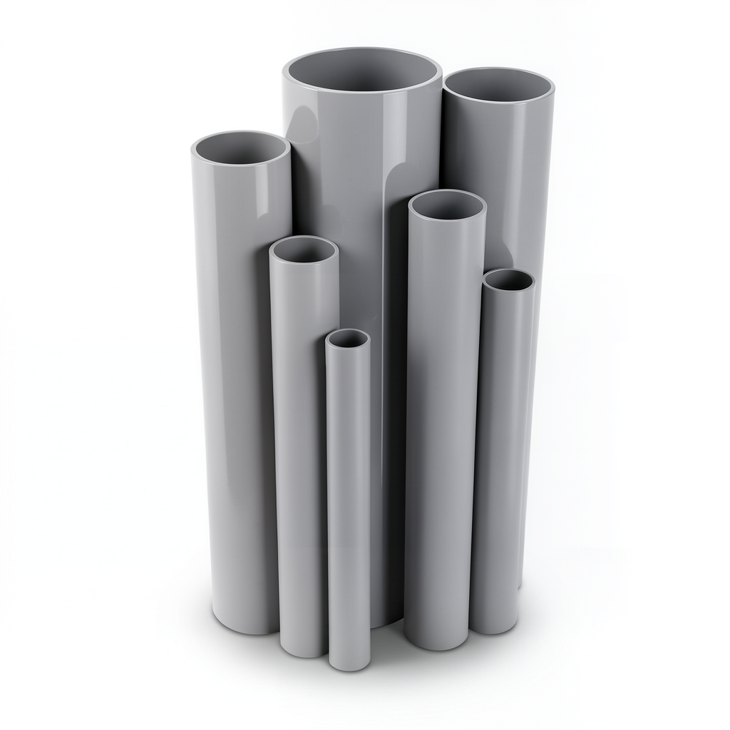 UPVC Pipes Size 1½ Inch Thickness 2.03 mm Gray Color
