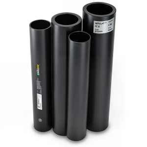 مواسير HDPE PE 80 ضغط 6 بار قطر خارجي 560 مم سمك 25.5 مم لون اسود | نيبروبلاست