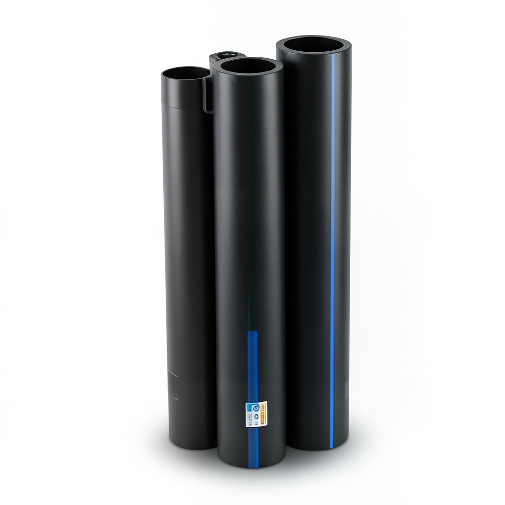 مواسير HDPE PE 80 ضغط 6 بار قطر خارجي 140 مم سمك 6.4 مم لون أسود | نيبروبلاست