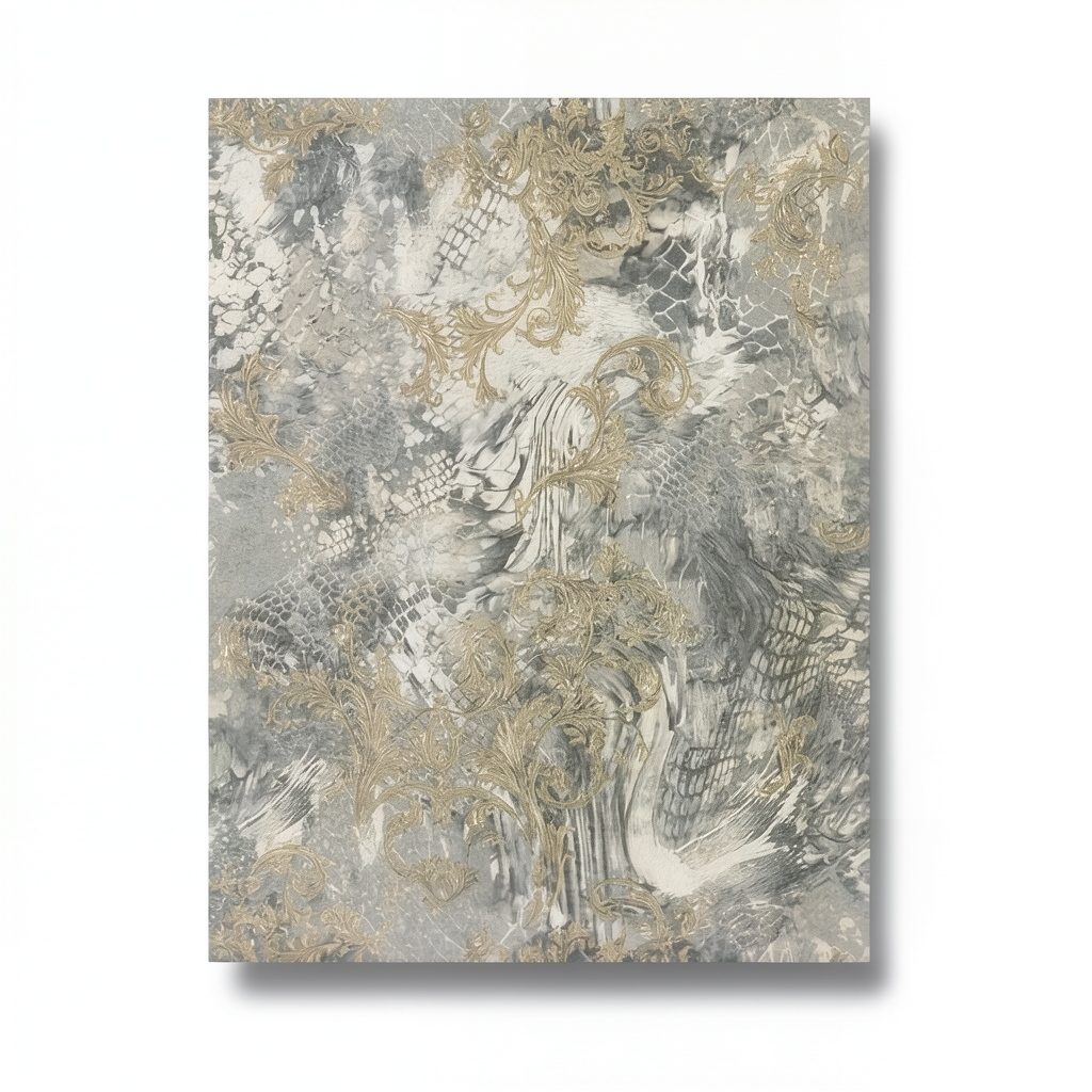 Italian Wallpaper Multi Colors, Pattern Design, Size 10mx0.70m, Model 14074