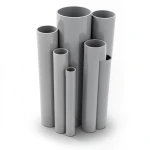 مواسير UPVC جدول 40 مقاس ½ 1 إنش سمك 3.68 مم لون رمادي