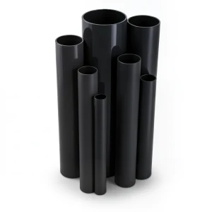 UPVC Pipes Nominal Pressure 2.5 Bar Outside Diameter 125 mm Thickness 1.8 mm Black