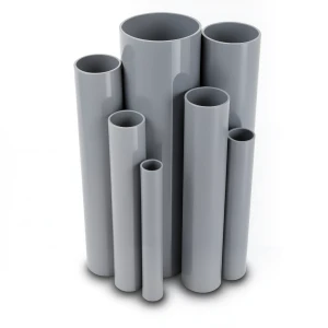 UPVC Pipes Schedule 40 Size 1 Inch Thickness 3.38 mm Gray