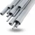  UPVC Pipes for electrical installations  Al-Rajhi  Size 110 inch Thickness 2.2 mm Gray Colour
