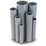 UPVC Pipes Schedule 40 Size 2 Inch Thickness 3.91 mm Gray