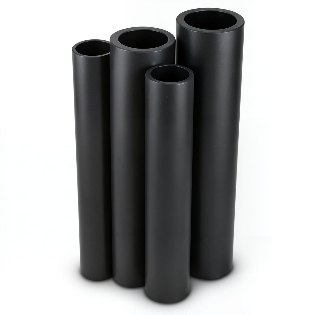 Al-Rajhi HDPE Pipes PE 80 4 Bar Pressure 1600 mm OD 39.2 mm Thickness Black