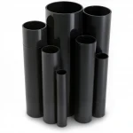 UPVC Pipes Modern Technology Nominal Pressure 4 Bar Size 160 mm Thickness 3.2 mm Black Colour
