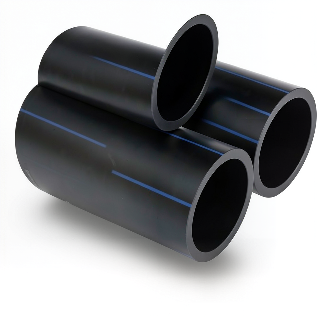 أنابيب HDPE السعودي PE 100 ضغط 16 بار قطر خارجي 20 مم سمك 2 مم لون أسود